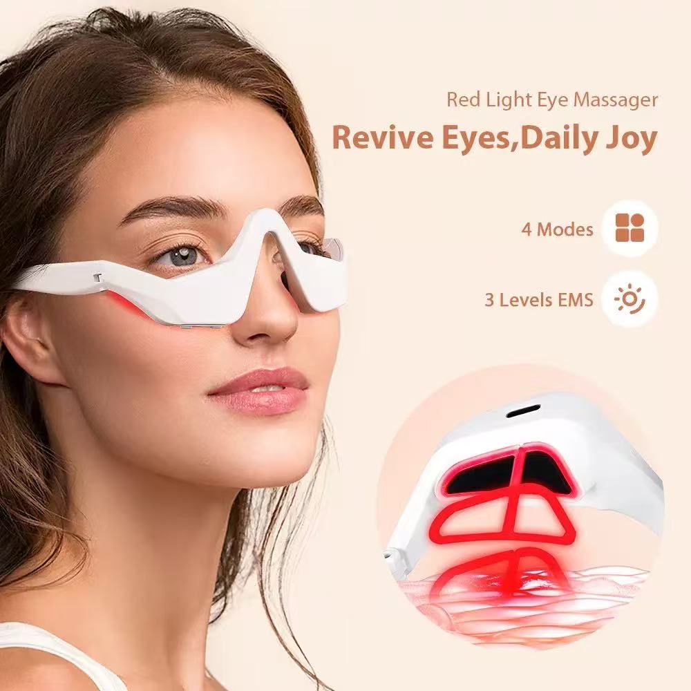 جهاز تدليك للعين والوجه بتقنية - مراجعة Light Therapy Glasses وسعره