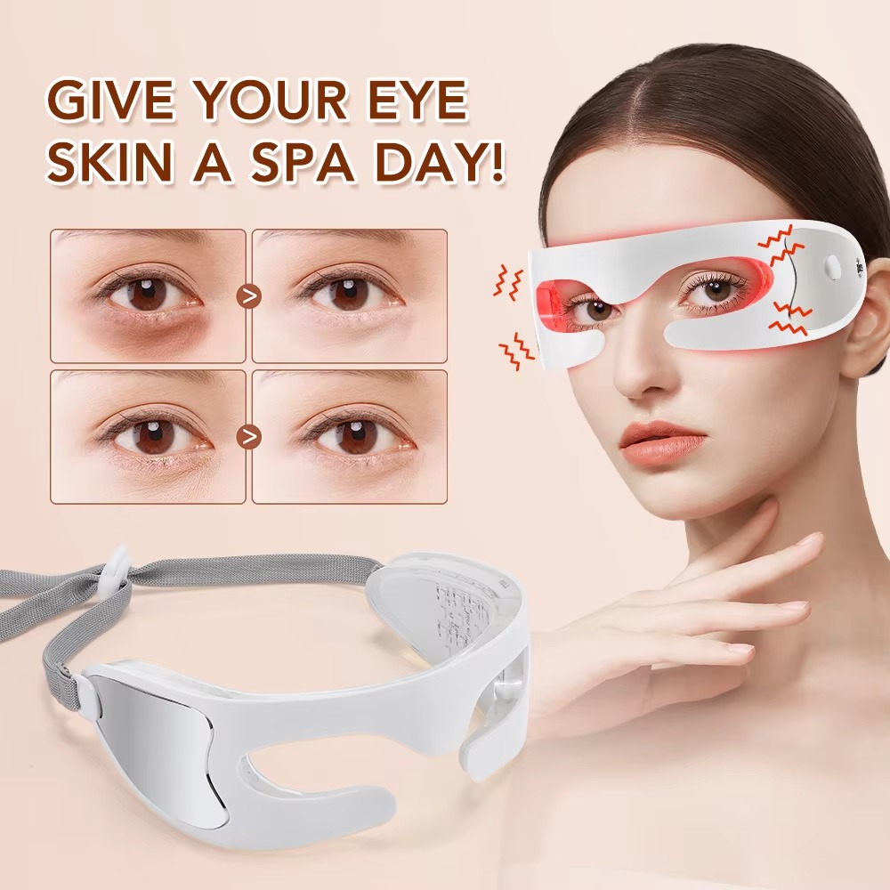 جهاز تدليك العين بتقنية LED ال - مراجعة Light Therapy Glasses وسعره