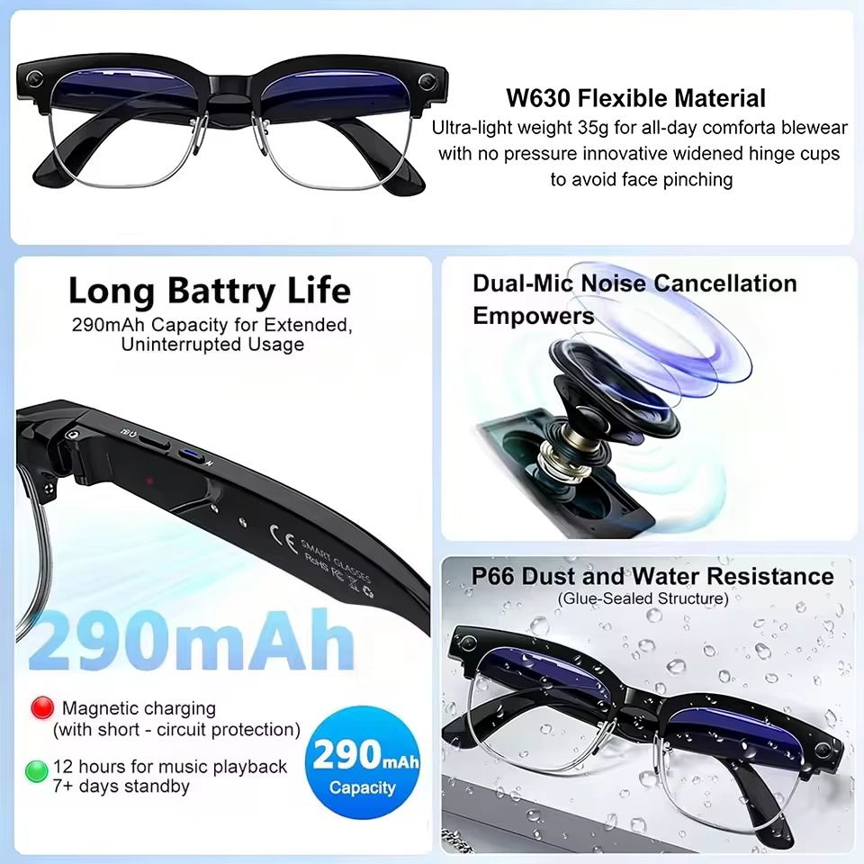 نظارات ذكية جديدة لعام 2026 بق - مراجعة Smart Glasses Lens وسعره