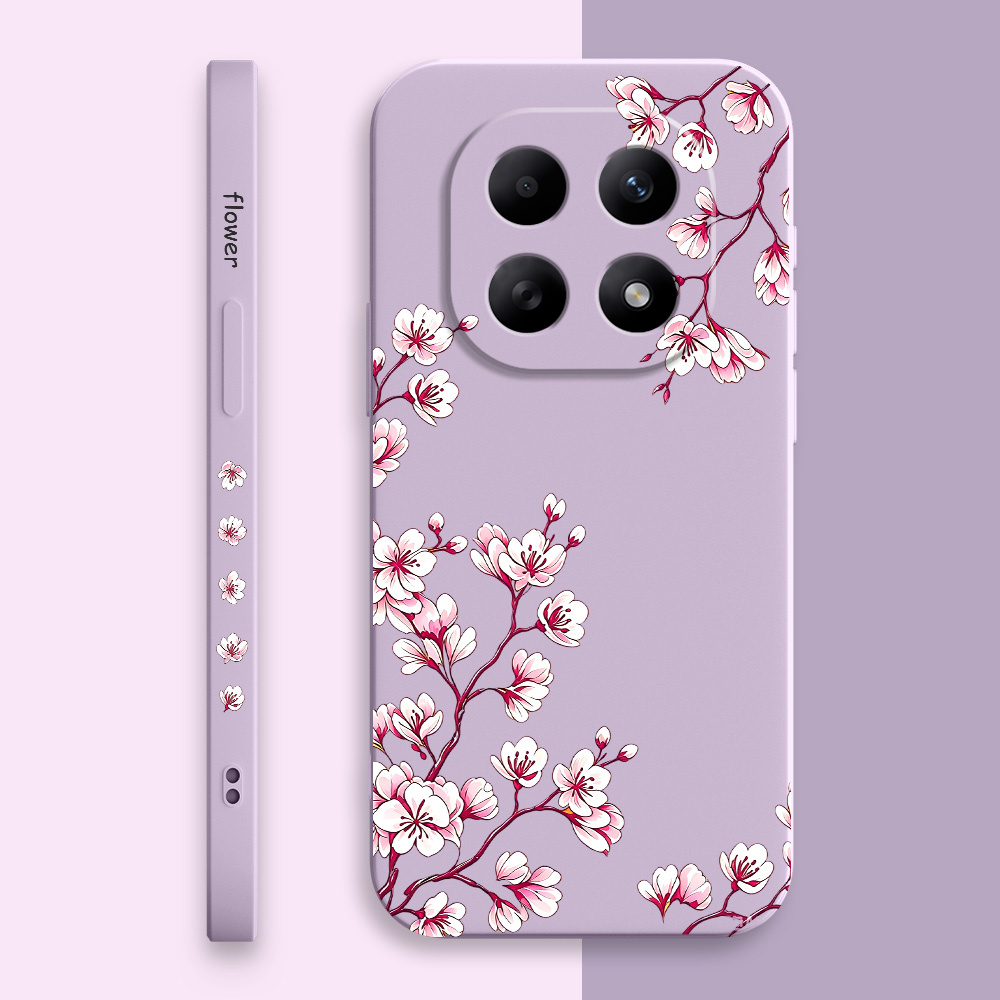 غطاء هاتف بتصميم أزهار الساكور - مراجعة Xiaomi Redmi Note 14 وسعره