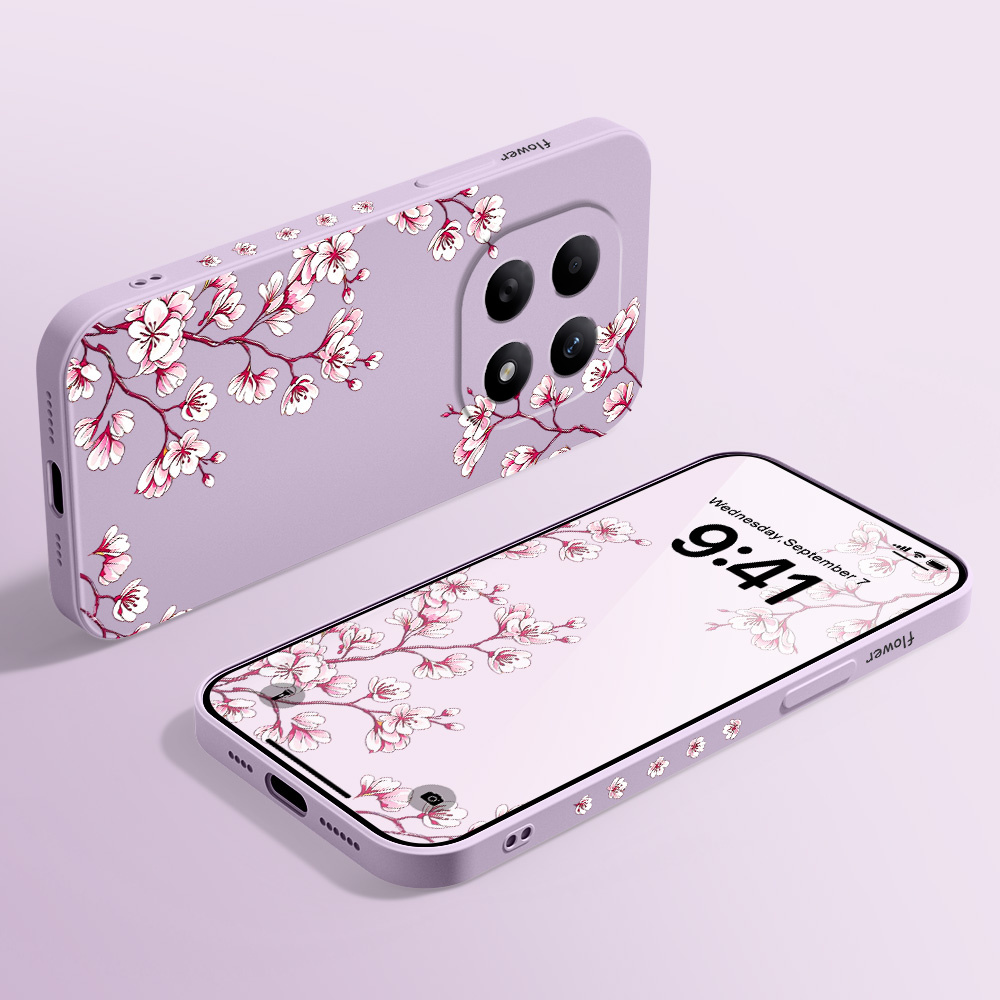 غطاء هاتف بتصميم أزهار الساكور - مراجعة Xiaomi Redmi Note 14 وسعره
